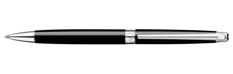 Ручка шариковая Caran d'Ache Leman Slim Ebony Black Lacquer SP (4781.782)