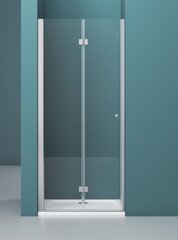 BelBagno ALBANO-BS-12-70-C-Cr Дверь в проём складывающаяся. Стекло 6 мм, прозрачное, хром фото