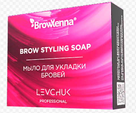 Мыло для бровей розовое Brow Styling Soap BrowXenna 25г