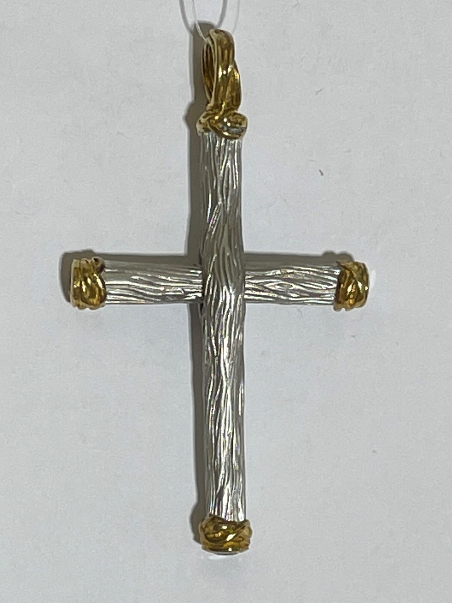 Крест Б (подвеска из серебра)