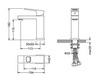 Смеситель для раковины Timo Briana 7161/03F черный