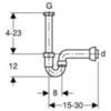 Сифон для мойки Geberit 152.742.11.1