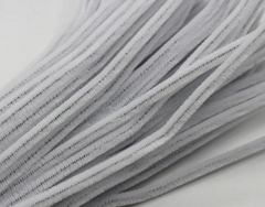 Проволока шенил/синель для рукоделия 30 см, серый