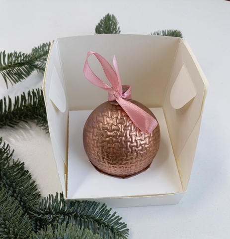 Новогодний шар из бельгийского шоколада