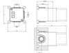 Gessi 38670#031 Gessi Emporio Via manzoni Встраиваемая часть для однорычажного смесителя, цвет: Chrome