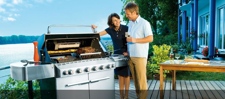Гриль газовый Weber Summit S-670, GBS, нержавеющая сталь.