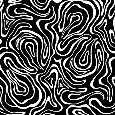 Ткани Черно-белый узор, абстракция, геометрия, линии, волны - закажи на  #MarketShmarket.com- авторские изделия и ткани от лучших иллюстраторов