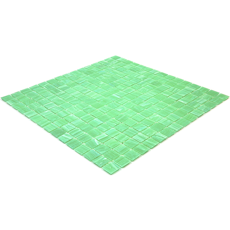 STM23 Мозаика одноцветная чип 20 стекло Alma Mono Color зеленый квадрат глянцевый