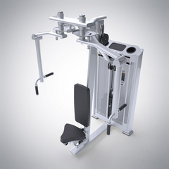 Баттерфляй - задние дельты (Pearl DeltPec Fly) DHZ E-7007A. Стек 95 кг