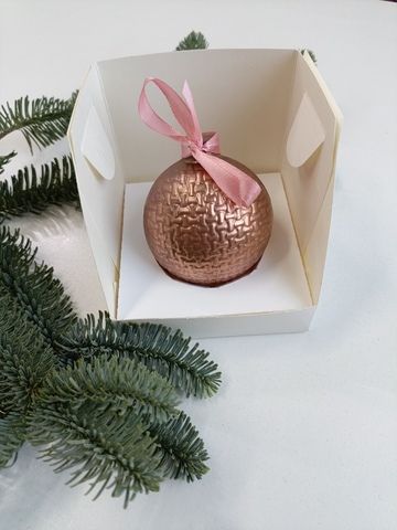 Новогодний шар из бельгийского шоколада