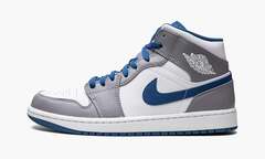 Air Jordan 1 Mid "True Blue / Cement"