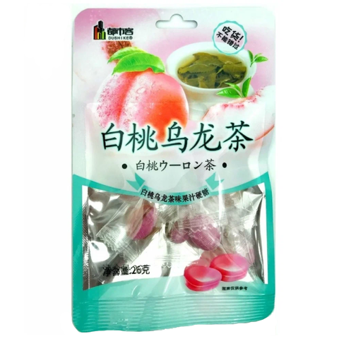 Леденцы со вкусом персика и зеленого чая Dushike, 24 гр