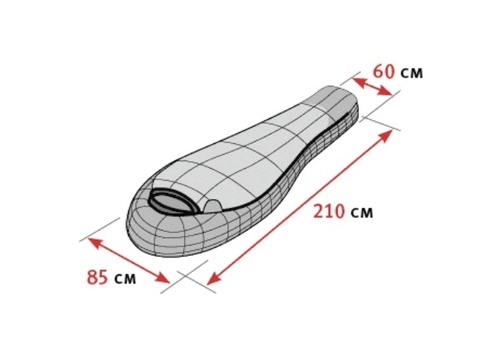 Картинка спальник Alexika ALEUT COMPACT серый  - 3