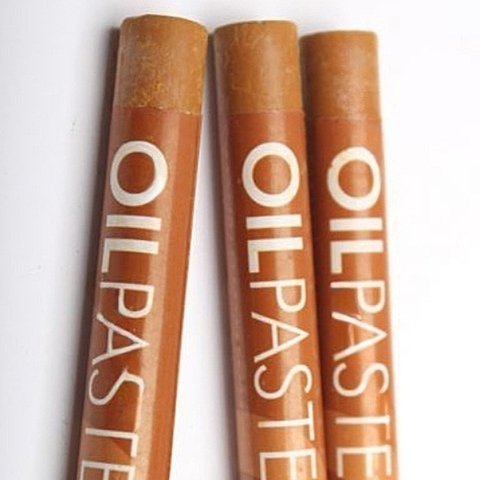 Пастель художественная масляная MUNGYO Oil Pastels Охра жженая №565 (3шт)