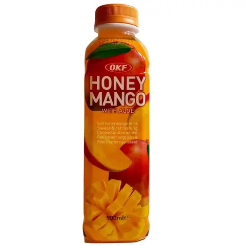 Фруктовый освежающий напиток манго и алоэ Honey Mango with Aloe 500 мл