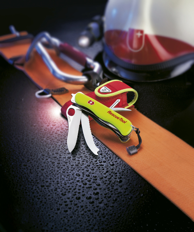 Нож Victorinox Rescue Tool One Hand, 111 мм, 14 функций, желтый*