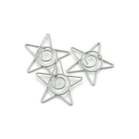 Скрепки Metal Spiral Star Paper Clips, металл, 1 шт