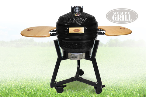 Керамический гриль Start Grill Pro, с окошком, 39.8 см./16 дюймов