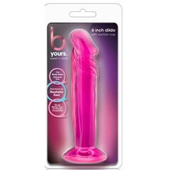 Розовый анальный фаллоимитатор Sweet N Small 6 Inch Dildo With Suction Cup - 16,5 см. - 