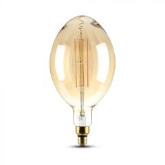 Лампа светодиодная, филамент V-TAC, E27, 8 Вт, 2200К, SKU 7464
