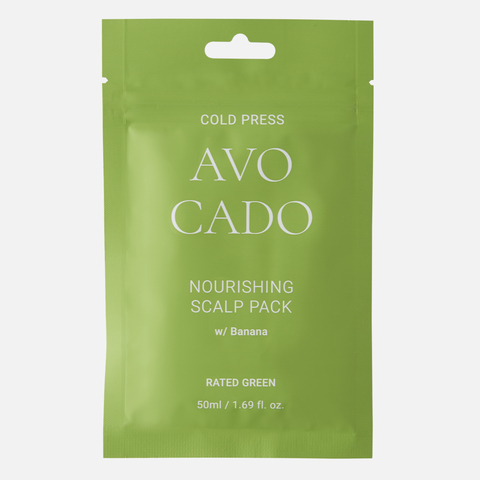 RATED GREEN Питательная маска для кожи головы с маслом авокадо холодного отжима, 50 мл
