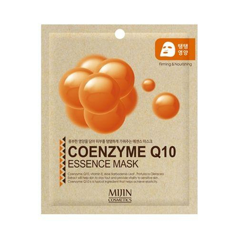 Mijin Cosmetics Маска тканевая для лица Коэнзим Coenzyme Q10 Essence Mask