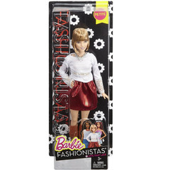 Барби Fashionistas Petite 23 в Белой Кофте с Кружевом