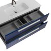 Cezares ECO-CER-N-1200-2C-SO-NCS-P ECO-CER-N База под раковину подвесная с двумя выкатными ящиками, Орех шоколад Софт, 1200x457x500, ECO-CER-N-1200-2C-SO-NCS-P