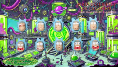 Фигурка Рик Санчез масштаб 1/12 Dr Cucumber Joy Man Toys