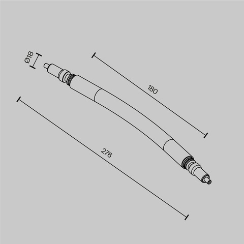 Гибкий коннектор для системы Maytoni AXITY CA005FC-B
