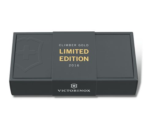 Нож складной Victorinox Climber Gold LE 2016, 91 mm  (1.3703.T88)