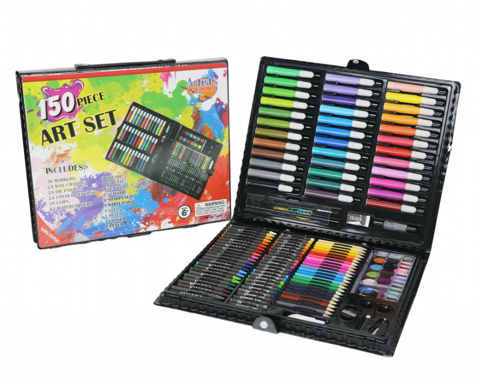 Set artist. Набор для рисования 150 предметов Art Set. Набор для рисования Seichi в чемодане 150 предметов. Набор для рисования в чемоданчике 150 предметов. Детский набор для рисования в чемоданчике.