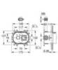Встраиваемая часть душа верхнего Grohe Rainshower SmartControl 26264001