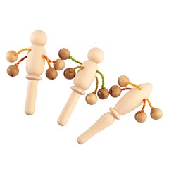 Погремушка Лялька неокрашенная Вальда