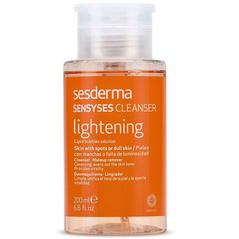 Sesderma SENSYSES: Лосьон липосомальный для снятия макияжа для пигментированной и тусклой кожи (Cleanser Lightening)