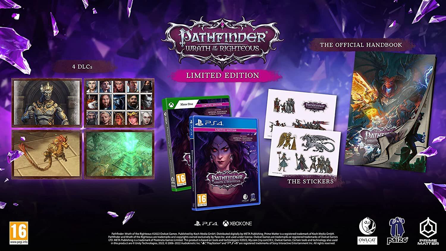 купить Pathfinder: Wrath of the Righteous - Limited Edition [PS4, русские  субтитры] – стоимость 4 900 ₽ | Империя Игр