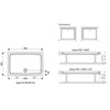 Боковая панель для поддона 100х80 см левая Ravak Gigant Pro Set XA83AL01010