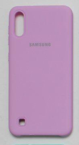 Силиконовый чехол Silicone Cover для Samsung Galaxy M10 (Сиреневый)