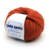 Пряжа Lana Gatto Supersoft 9427 кирпичный