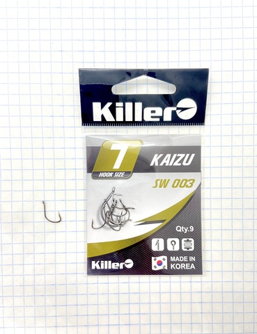 Крючок KILLER KAIZU № 7 продажа от 10 шт.