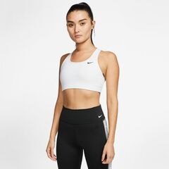 Бюстгальтер спортивный Nike Swoosh Bra Non Pad - white/black