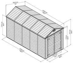 Хоз.блок SKYLIGHT SHED 6*12