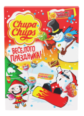 Набор новогодний Chupa Chups календарь Адвент-календарь новогодний