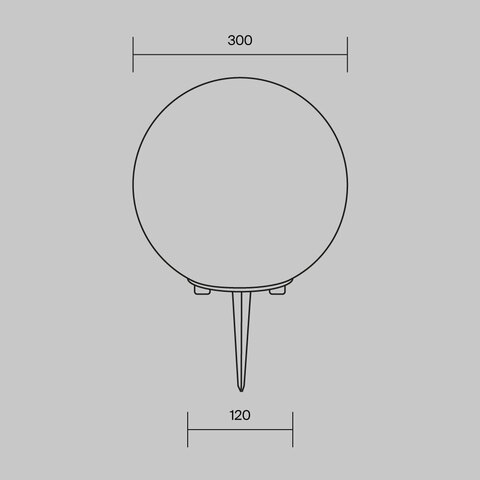 Ландшафтный светильник Maytoni Erda O594FL-01W