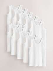 Майка для мальчика Next N59-403, 10 шт., Белый