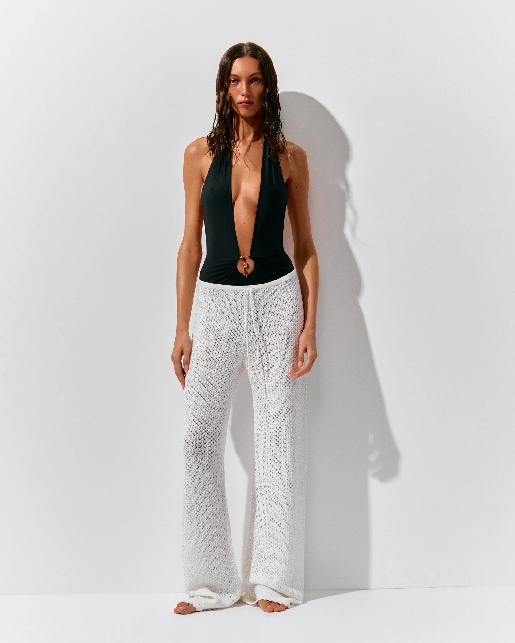 Купальник слитный VEA, Черный