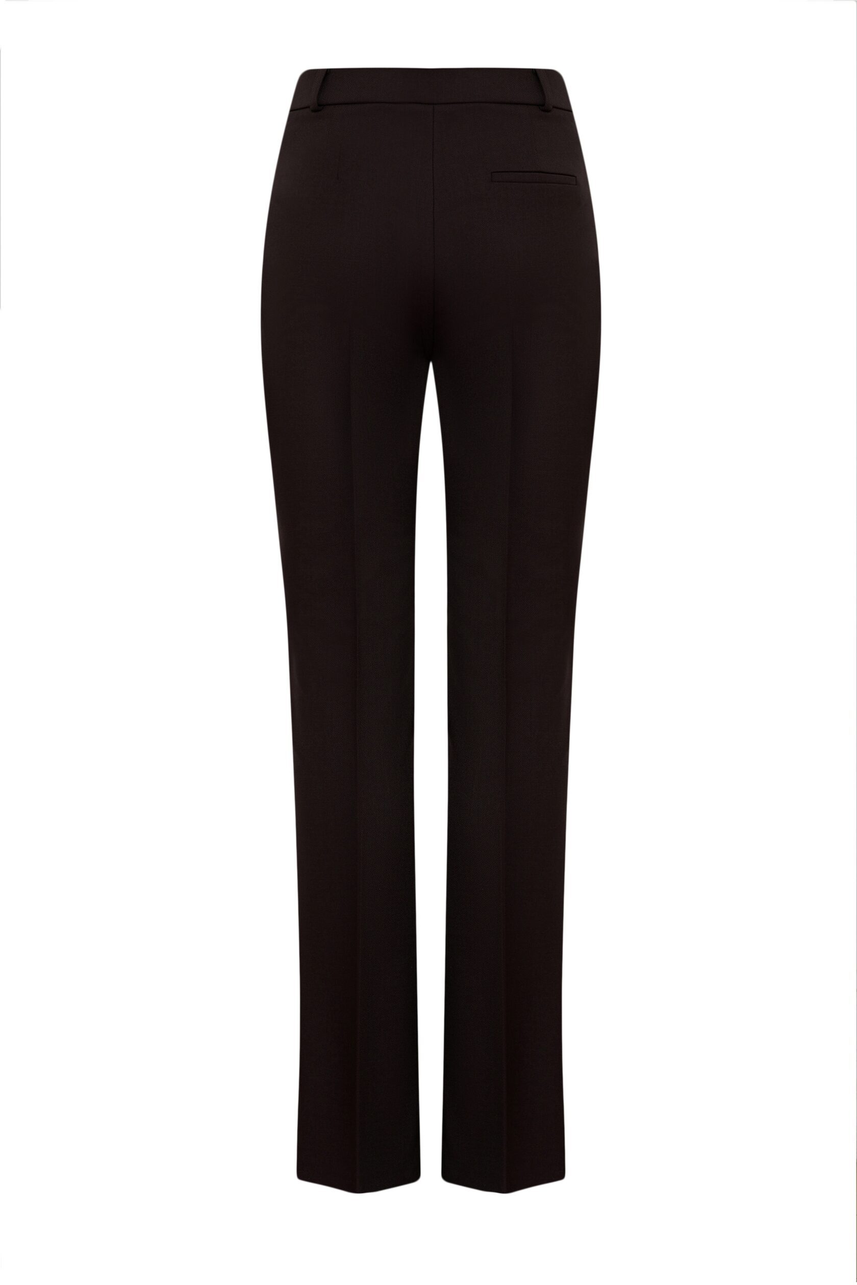 Расклешенные брюки с высокой посадкой, Коричневый