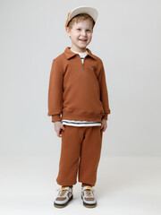 джемпер  для мальчика  КР 302798/ореховый к620