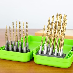 GREENWORKS Набор сверл HSS-TiN 1,5-8,0 мм с шестигранным хвостовиком в кейсе 22 шт. (2943907)