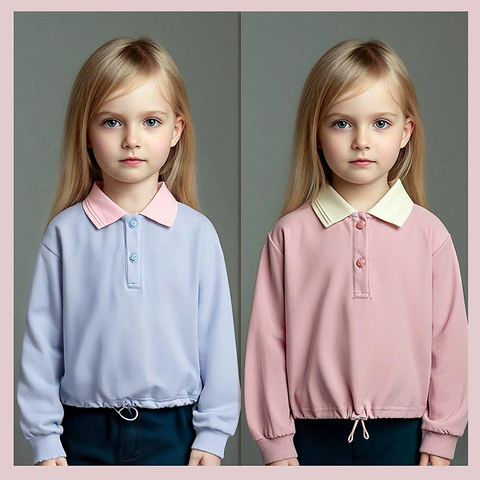 Блуза хлопок д (6-10) 260216-FW677